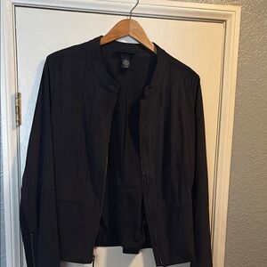 Lane Bryant Black soft velvet  Jacket Classic Style
